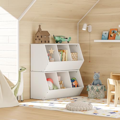 HOOBRO Toy Storage Cubby, Kids Bookshelf - Image 6