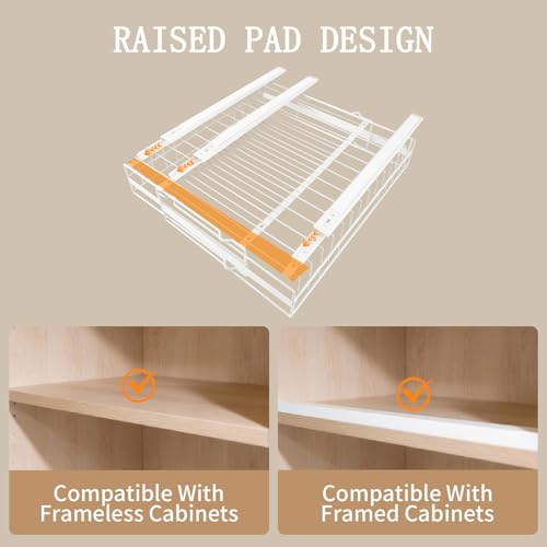 2 Pack Expandable Pull out Cabinet Organizer, Width - Image 8