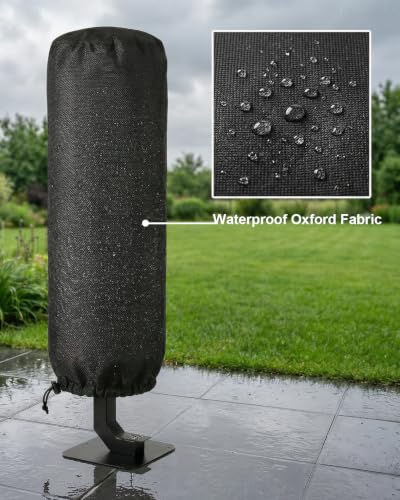 Deosk 15"D X 60"H Outdoor Fire Pit Cover Waterproof Windproof - Image 5