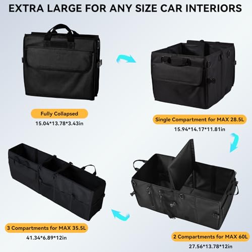 Car Trunk Organizer SUV Collapsible Car Caddy Truck - Image 3
