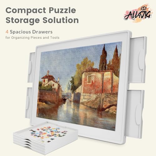 ALL4JIG 1000 Pieces Rotating Lightweight Plastic Puzzle - Image 5