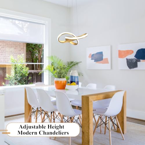 Modern LED Chandelier Contemporary Pendant Lighting Ring Light - Image 4