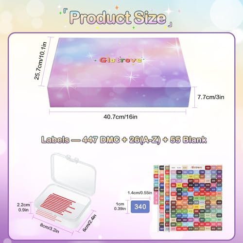 Diamond Art Storage Containers Trays, 45 Pcs - Image 4