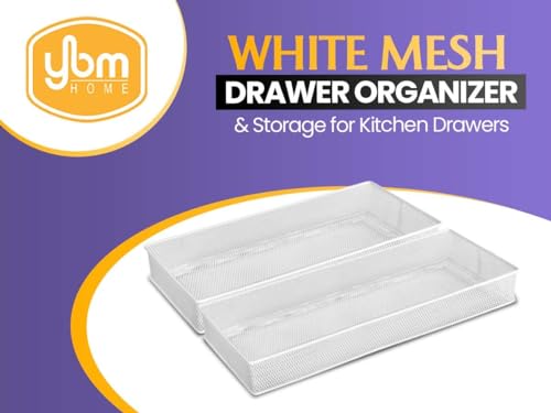 YBM Home Silver Mesh Drawer Organizer and Storage for Kitchen - Image 3