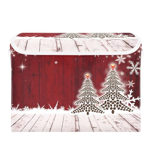 senya Christmas Storage Baskets Collapsible Bins | Home Organization - Image 5