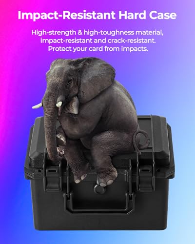Hard Card Case for Sport Trading Graded Card Box 3"x4" 35pt Top - Image 7