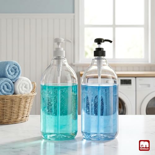GMISUN Plastic Laundry Detergent Dispenser, 2 Pack Liquid - Image 3