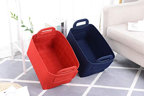 Minoisome Storage Basket Felt Storage Bin Collapsible& Convenient - Image 8