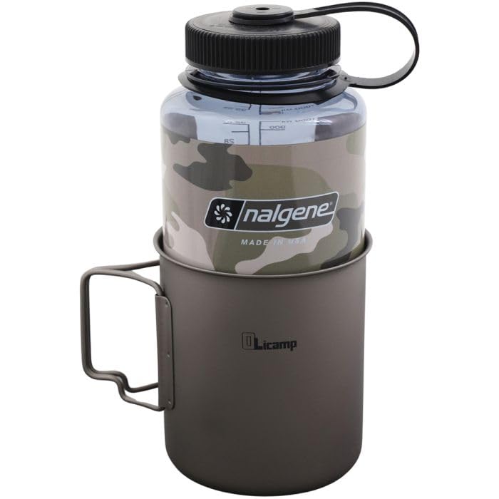 Olicamp Space Saver Cup & Nalgene 32oz Wide-Mouth Water Bottle - Image 3