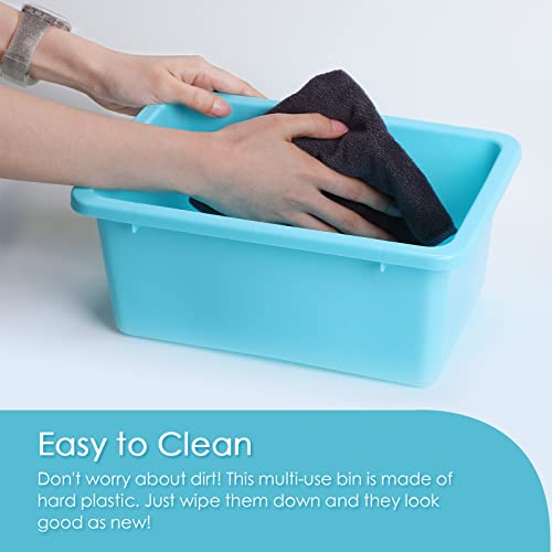Tuanse 10 Pcs Plastic Cubby Storage Bins Toy Storage Bins - Image 4