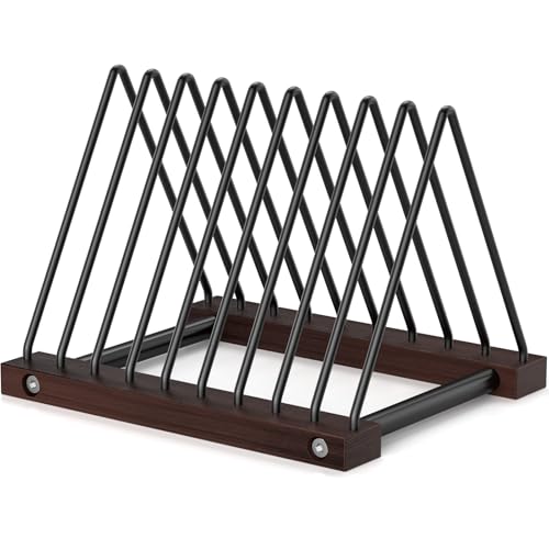 Pashion Vinyl Record Storage Rack,Detachable Desktop Stand - Image 8