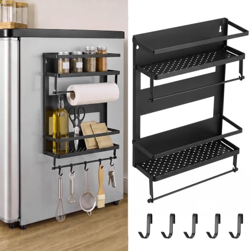 Vercraft Mini Fridge Shelf Organizer for Dorm Paper Towel - Image 2