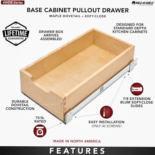Rev-A-Shelf Drawer Box w/Blum Soft-Close, Min Cabinet - Image 5
