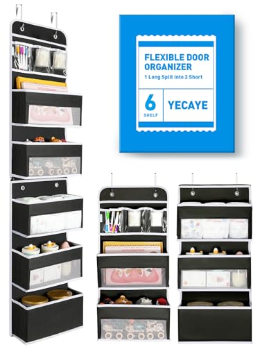 Yecaye 2-in-1 Over The Door Organizer for Nursery Closet - Image 2