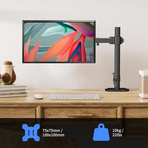 suptek Single LED LCD Monitor Desk Mount Heavy Duty Fully - Image 5
