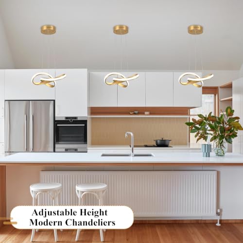 Modern LED Chandelier Contemporary Pendant Lighting Ring Light - Image 8