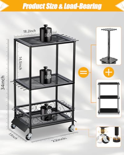 Fishing Rod Holder - Fishing Pole Rack for 10 Rods | Home Organization - Image 3