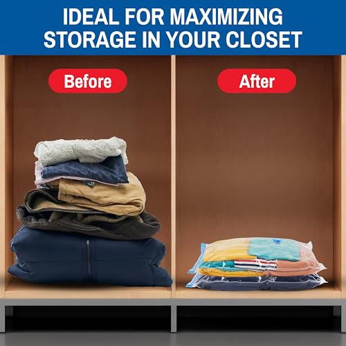 Spacesaver Vacuum Storage Bags with Hand Pump, Small, 10 Pack - Image 8