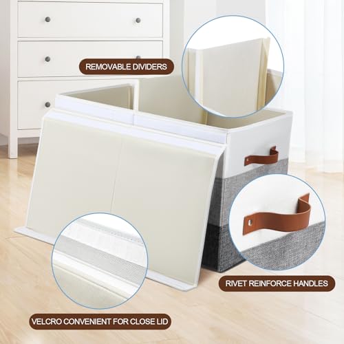 Mayniu Toy Box Storage Chest with Divider | Home Organization - Image 5