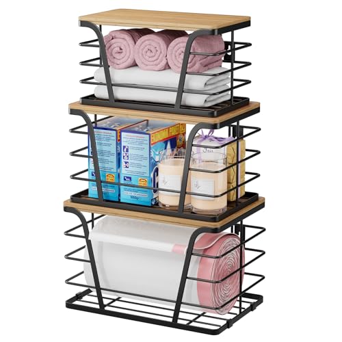 TIDIIABODE 3 Pack Stackable Pantry Organizer, Trash | All Products - Image 2