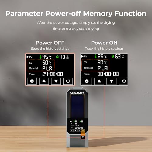 CREALITY Space Pi Filament Dryer – 360° Hot-Air Circulation, Fast - Image 6