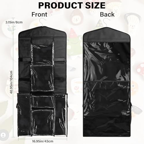 Black Wrapping Paper Organizer Storage Double-Sided - Image 4