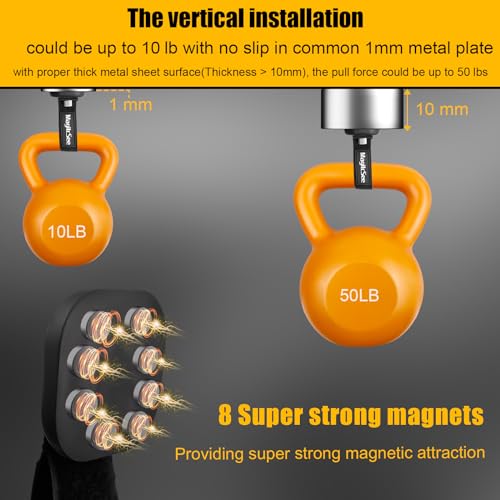 Updated 4 Pack Heavy Duty Magnetic Hook Straps | Garage Storage - Image 4