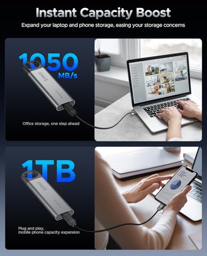 ORICO C10 1TB External SSD up to 1050MB/s,USB 3.2 Gen2 - Image 5