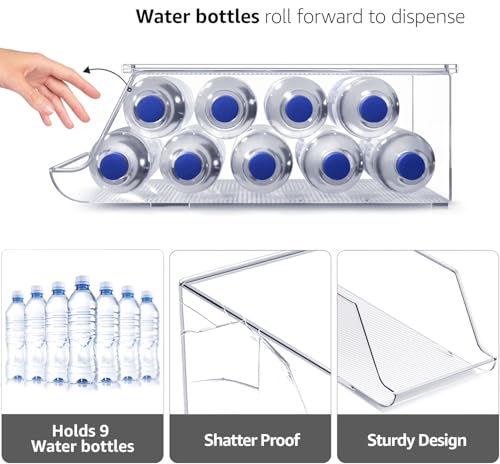 Sorbus Water Bottle Organizer for Refrigerator & Pantry - Image 5