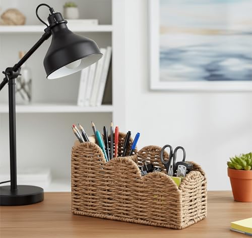 CubesLand Bedside Table Desk Organizer Caddy, Remote Pen&Pencil - Image 5