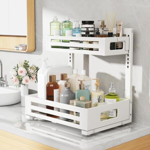 1 Pack Under Sink Organizer,Pull Out Cabinet Organiz | Under Sink Stor - Image 7