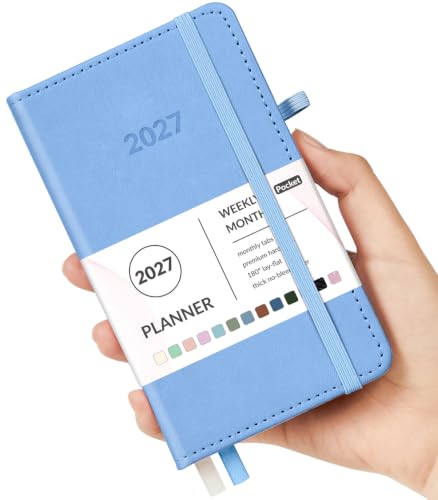 Forvencer Pocket Planner 2027,Small Weekly Monthly Planners - Image 2
