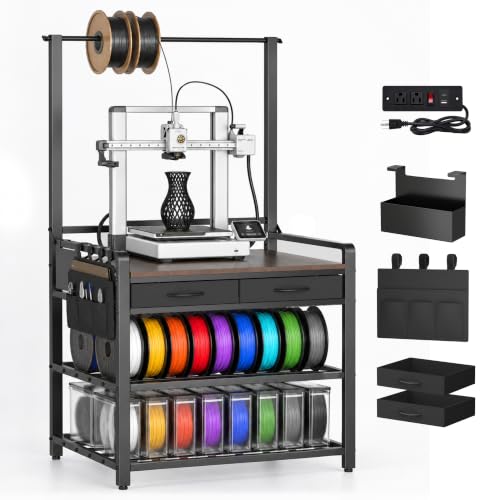 3D Printer Stand, 3D Printer Table with Filament Storage - Image 2