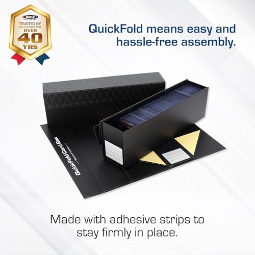 BCW QuickFold Card Boxes for Toploaders and Magnetics, Magnetic - Image 4