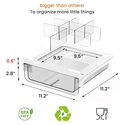 vacane Compact-depth Under Shelf Basket Organizer, Under Shelf - Image 3