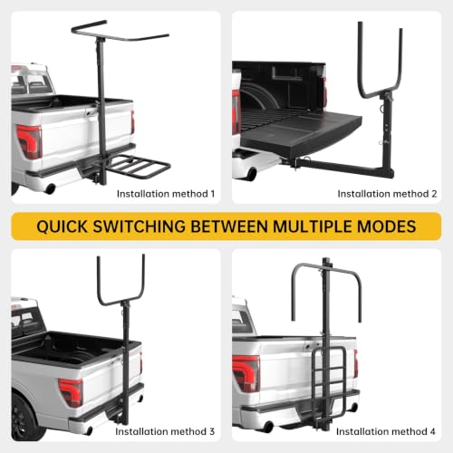 Upgraded RV Hitch Mount Kayak Rack Holds 2 up to 12' - Image 4