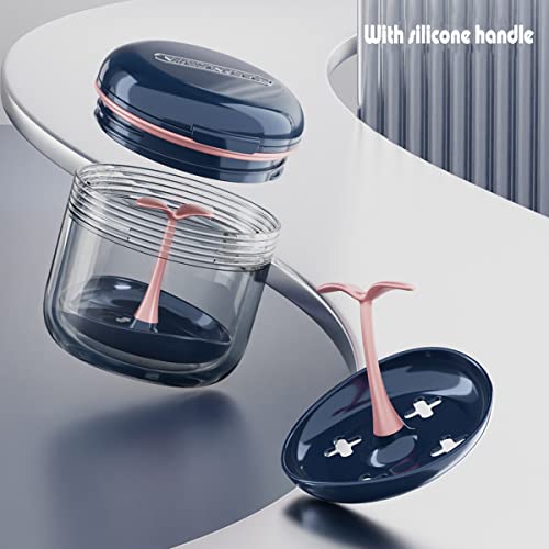 MURRI&MURRDI Denture Bath Case Holder with Mirror & Strainer - Image 7