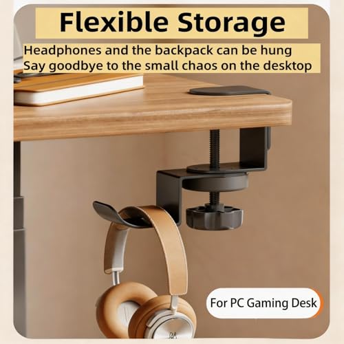 Heavy Duty Desk Hook Clamp(1 PCS), 360° Rotating Backpack - Image 6