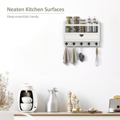 Nekon Key and Mail Holder for Wall, Key Organizer with Drawer - Image 7