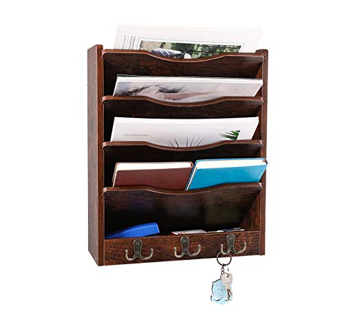 PAG-Mass 5-Tier Wall File Holder Hanging Mail Organizer - Image 5