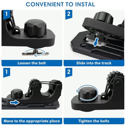 Kayak Paddle Holder, Multifunctional Track Mount Accessory - Image 6