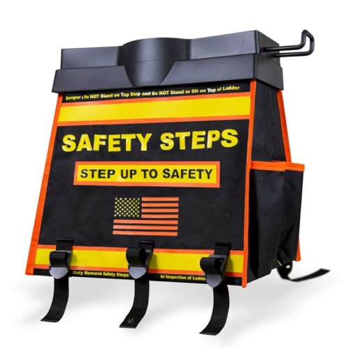 Ladder Organizer with Tool Bag and Slide-Out Tray, High - Image 2