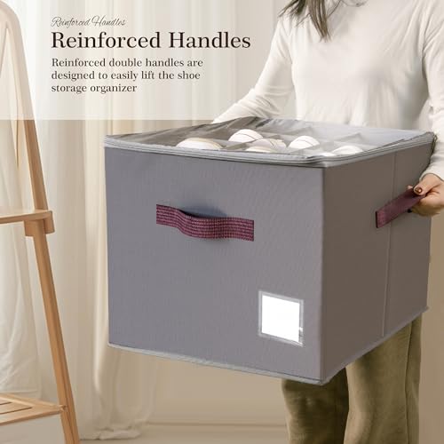 Shoe Organizer for Closet, 3 Pack Shoe Organizer | Home Organization - Image 7
