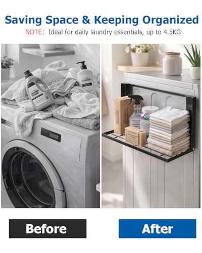 Magnetic Laundry Organizer, Magnetic Shelves for Washing Machine - Image 3