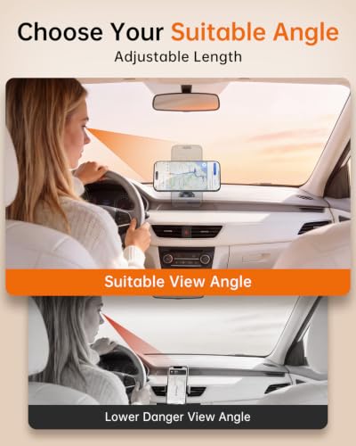 SYNCWIRE MagSafe Car Mount, Adjustable Magnetic Phone Holder - Image 4