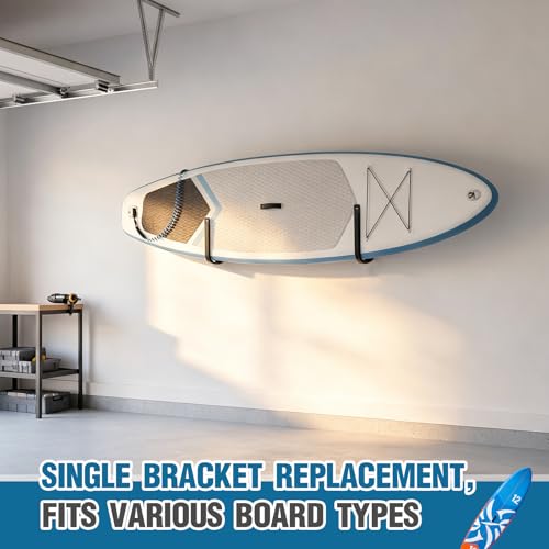 Wesiti Surfboard Shelf Wall Mount Rack Longboard | Home Organization - Image 6