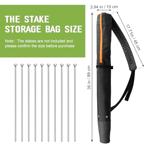 Stakes Storage Bag, Dog Playpen Stake Bag 35" Suitable - Image 3