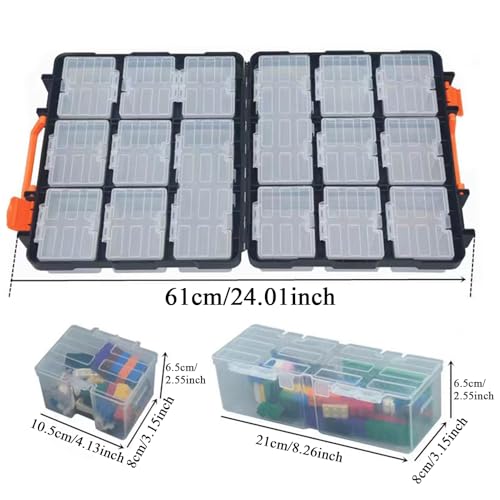 Small Parts Organizer Detachable with Handle Storage - Image 6