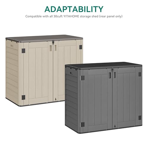 YITAHOME 30cuft Horizontal Storage Shed Shelf | Home Organization - Image 7