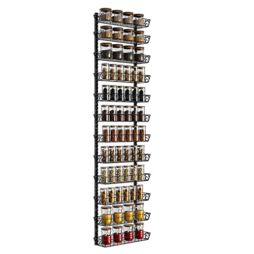 SWOMMOLY Wall Mount Spice Rack Organizer, 12-Tier - Image 2